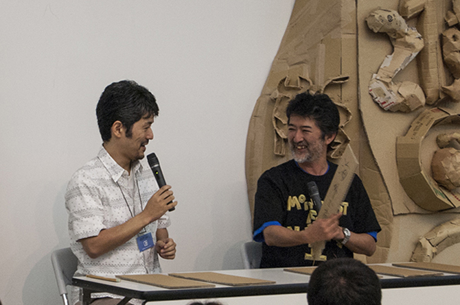 会田誠さんと山口晃さんのトークセッション@霧島アートの森